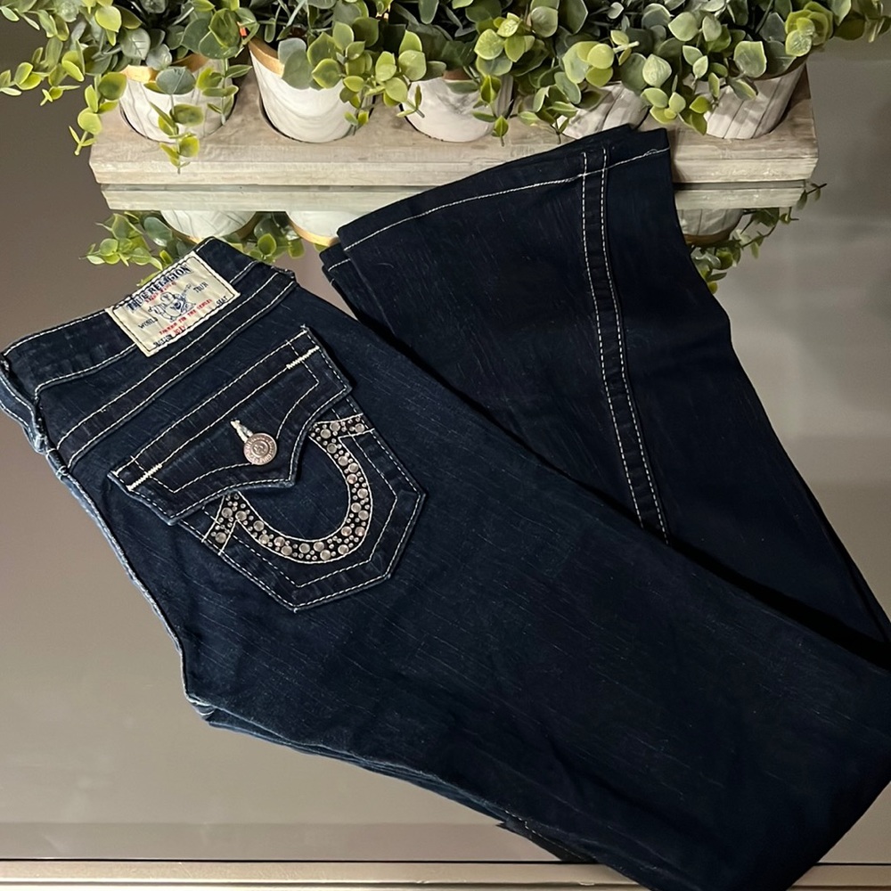 True Religion Jeans Rhinestone Back Pockets